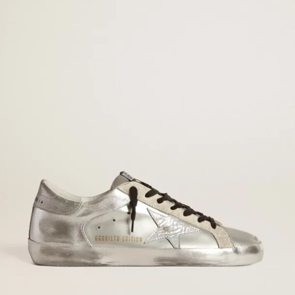 Super-Star sneakers with star and silver heel tab