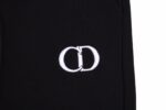 23Fw Classic Series Black and White Embroidery Logo Pants
