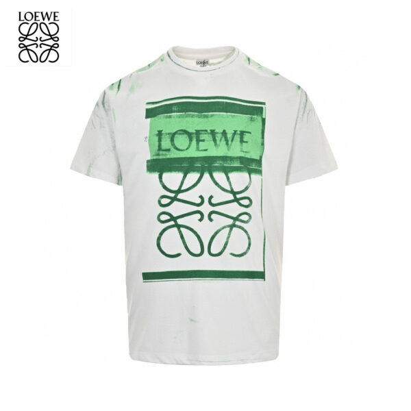 24ss Graffiti Tie-Dye Logo T-Shirt