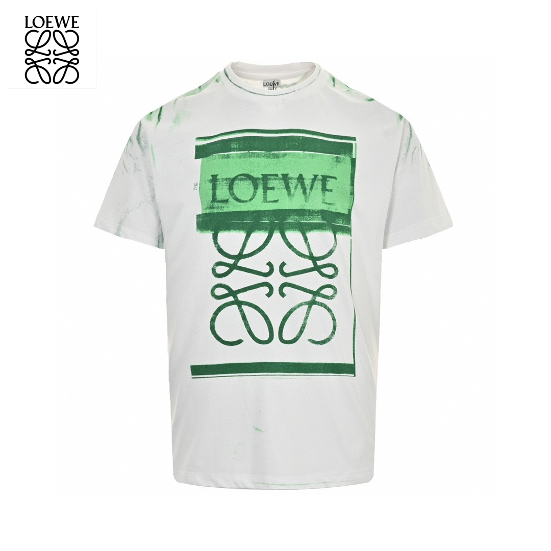 24ss Graffiti Tie-Dye Logo T-Shirt