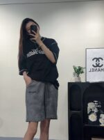 24ss Embroidery Coca Cola Logo Short