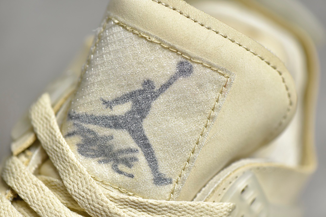Off-White x Air Jordan 4 'Sail'