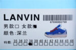 Lanvin Curb Sneaker Shoes Blue