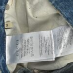 24ss Liquid State Heart Logo Denim Short