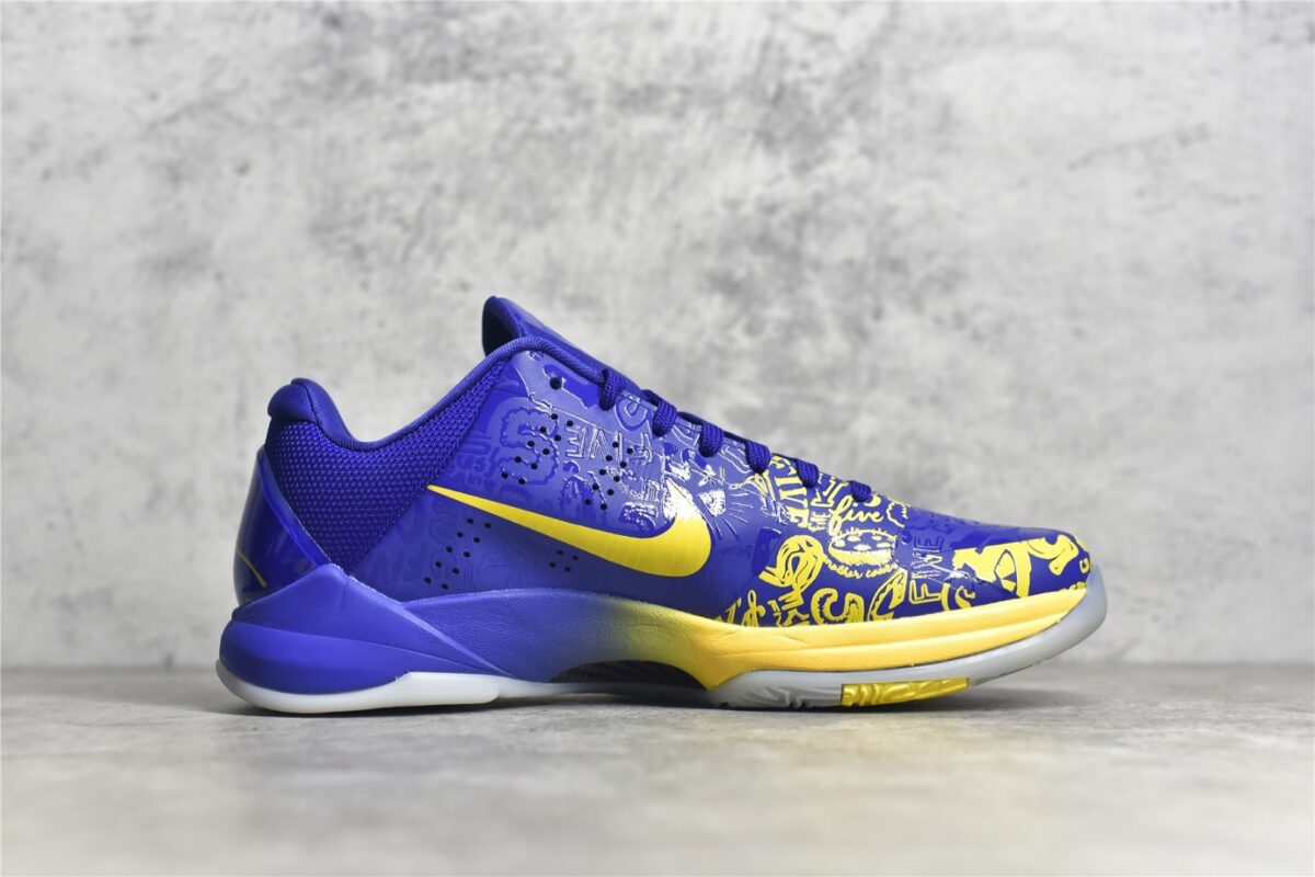 Nike Zoom Kobe 5 Protro 5 Rings Midwest Gold Concord Men Basketball Shoes