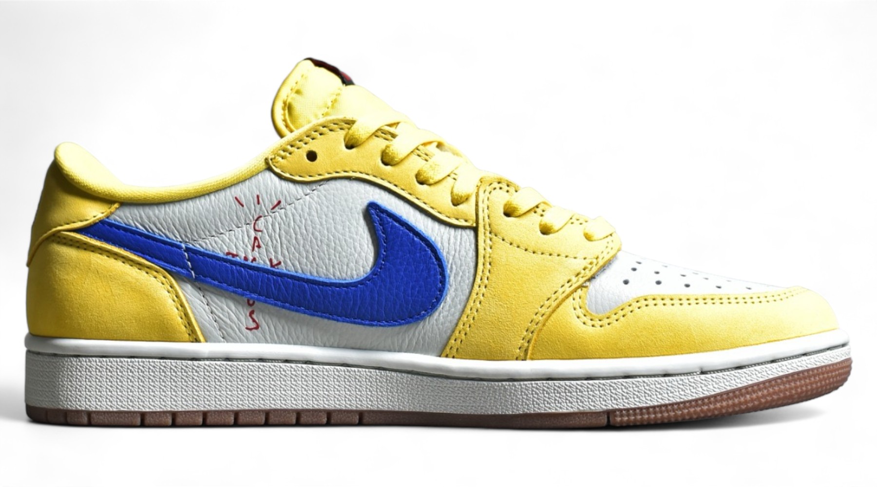 Jordan 1 Low Canary x Travis Scott