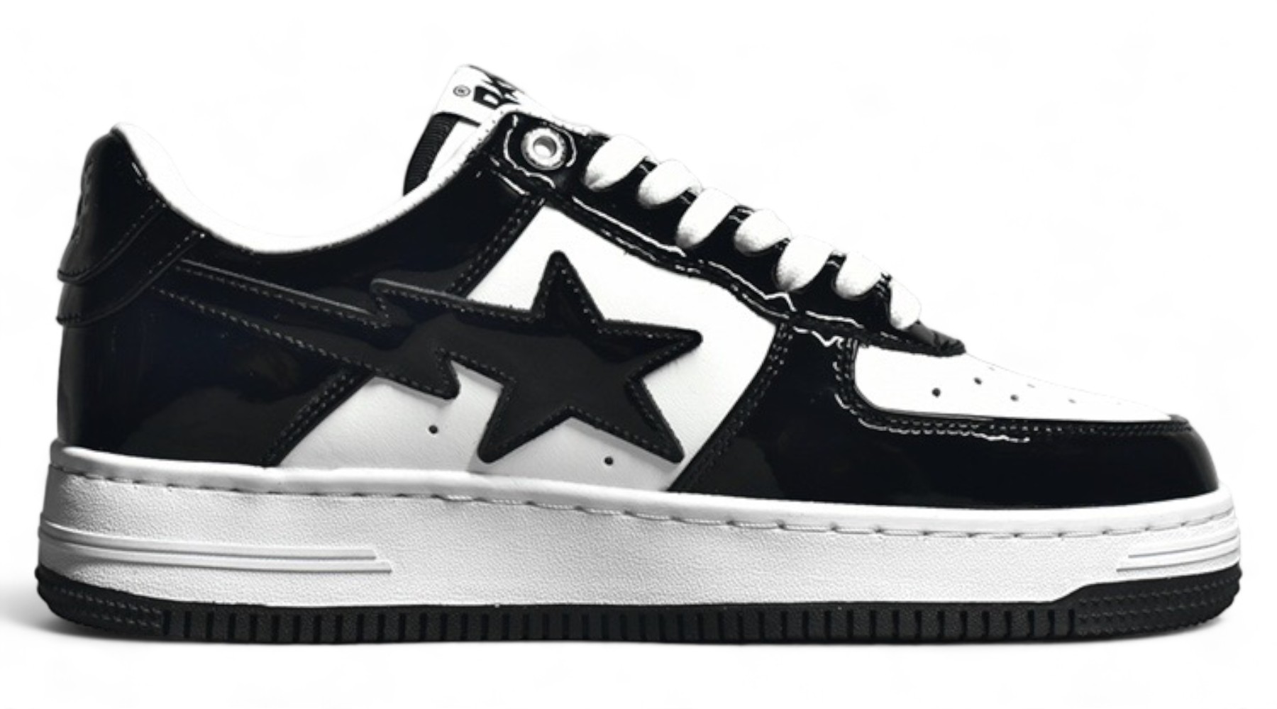 BAPE black white