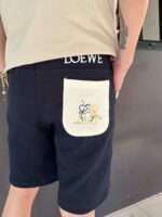 Big Pocket Totoro Embroidery Logo Joint Color Short