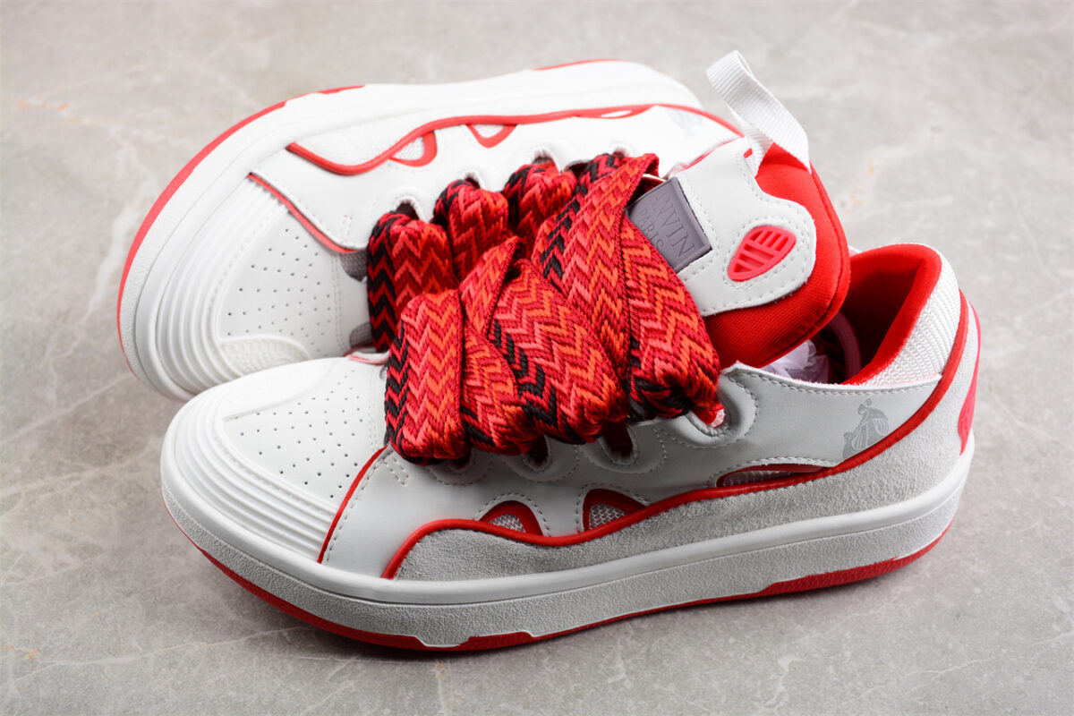 Lanvin Curb Sneaker Red/White