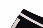 23ss Black and White Braid Sweatpants
