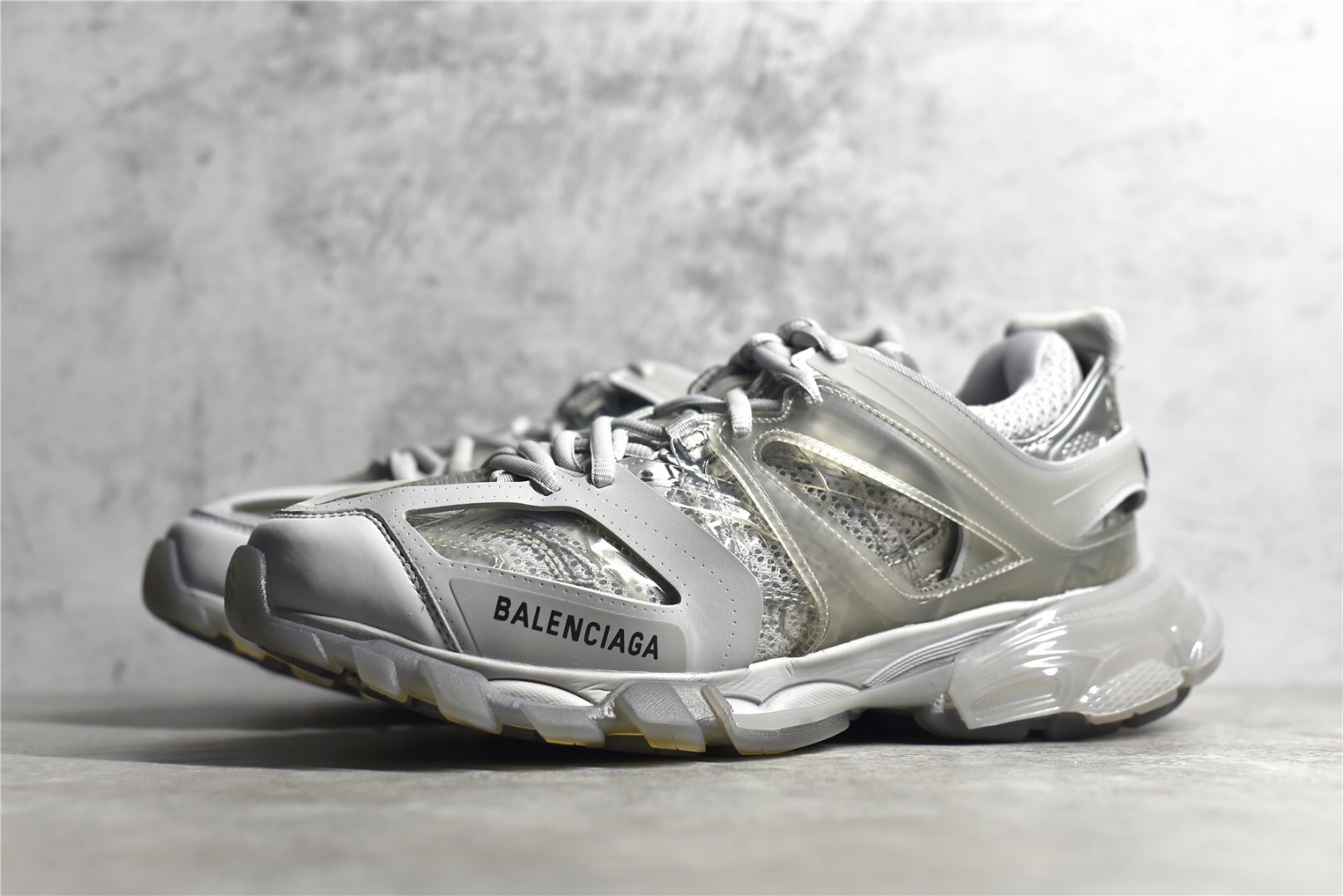 Balenciaga Track Clear Sole Sneaker Gray