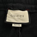 Embroidery Double G Signature Logo Cotton Short