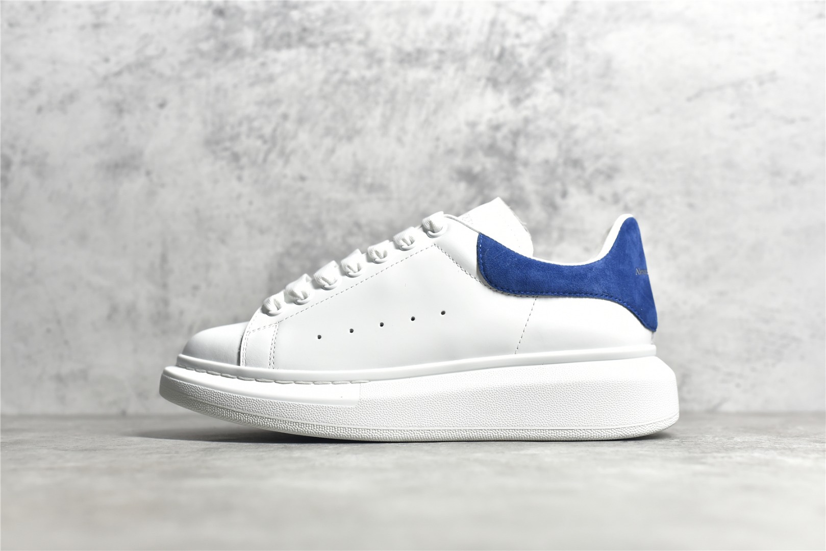 Alexander McQueen Oversized Sole Sneaker Suede Heel
