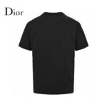 24ss Gold Thread Embroidery CD Logo T-Shirt