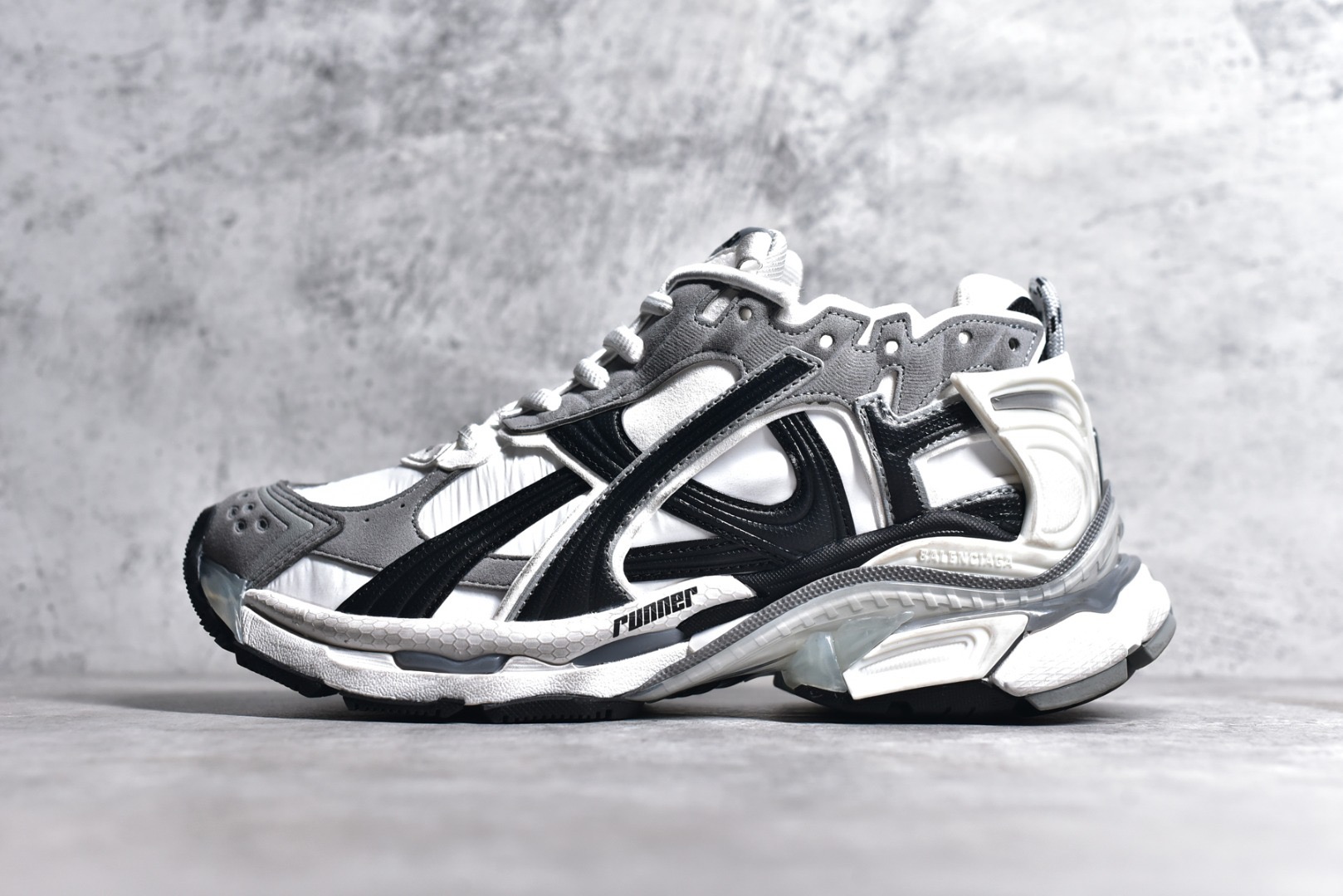 Balenciaga Runner Sneaker In GreyWhiteBlack