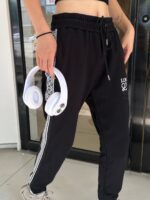 23Fw Embroidery Logo Jacquard Weave Braid Pants