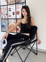23Fw Embroidery Logo Jacquard Weave Braid Pants