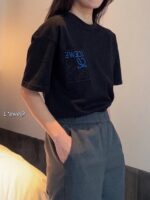 24ss Pocket Embroidery Logo T-Shirt