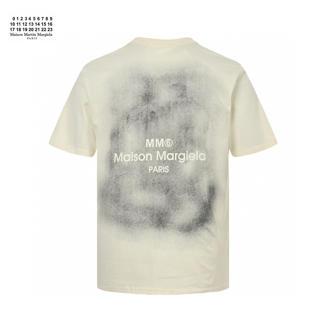 Misty Gradual Change Color Logo T-Shirt