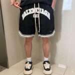 24fw Embroidery Patch Logo Short