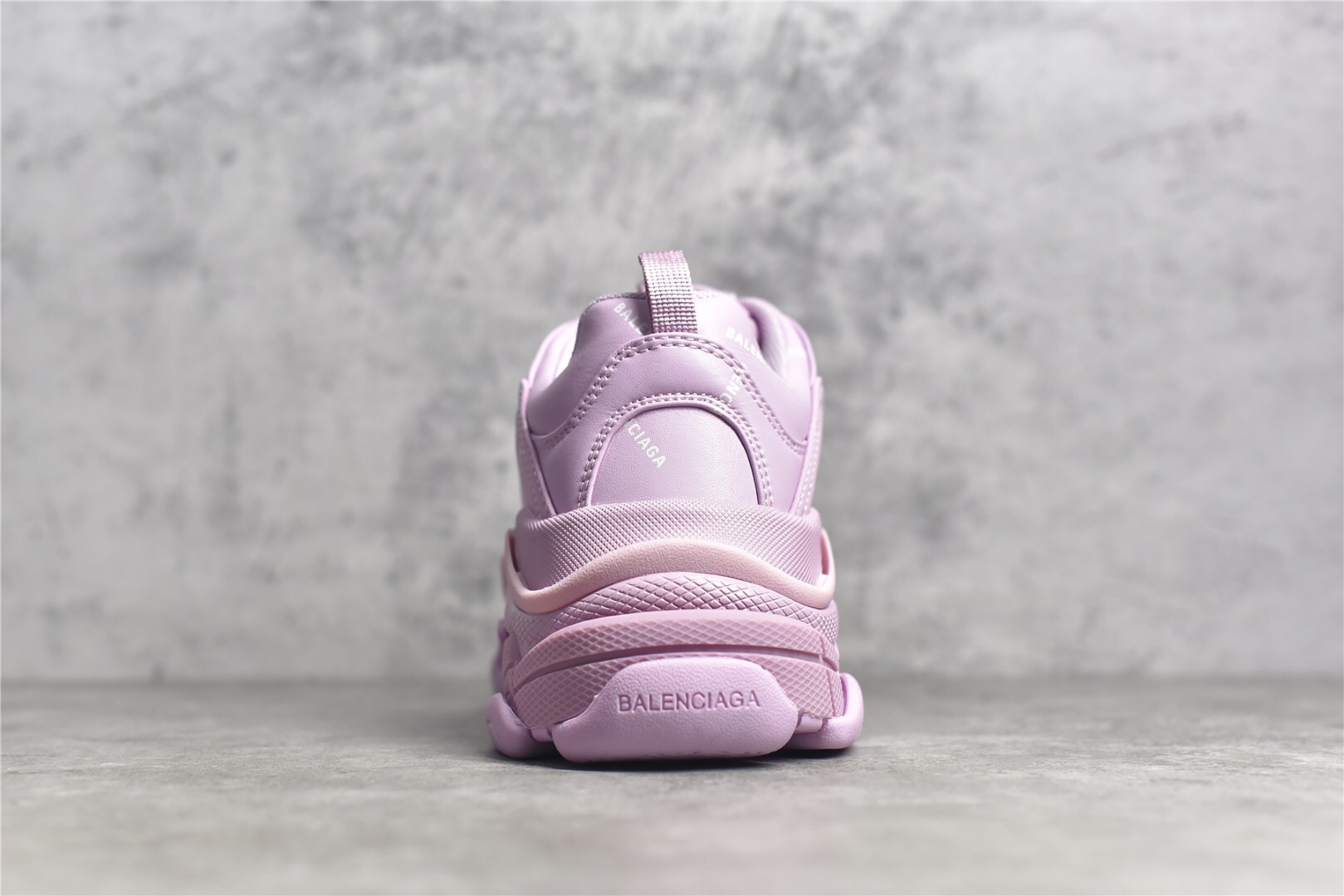 Balenciaga Triple S Allover Logo Pink
