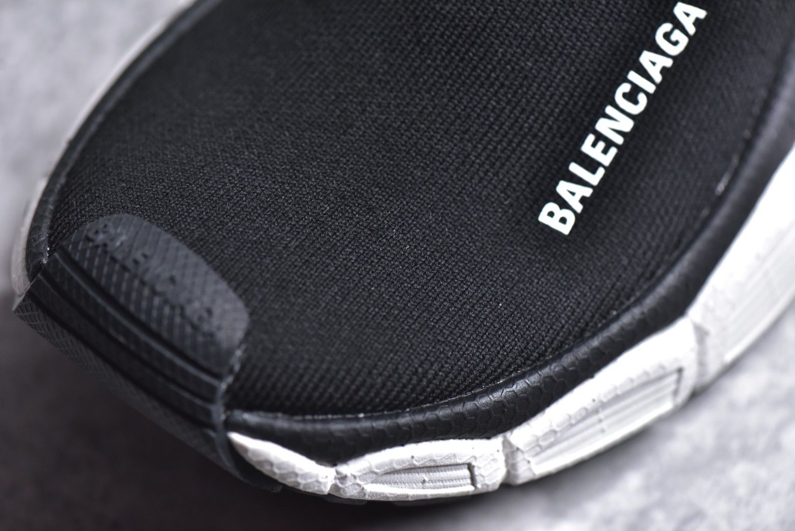 Balenciaga 3XL Sock Recycled Knit Sneaker In Black