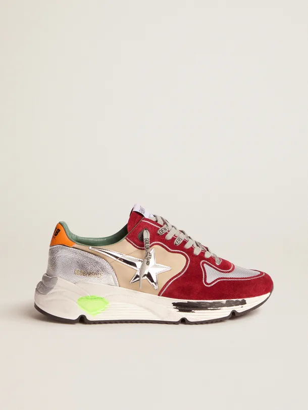 Running Sole sneakers with 3D star and orange heel tab