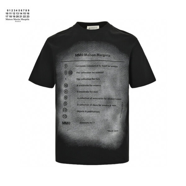 Misty Gradual Change Color Logo T-Shirt