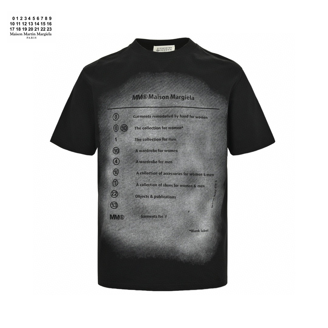 Misty Gradual Change Color Logo T-Shirt