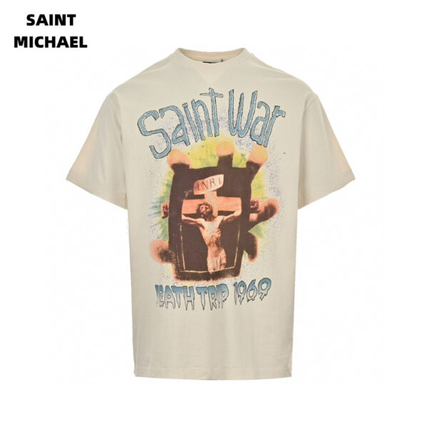 24ss Palm Suffer Jesus Logo T-Shirt