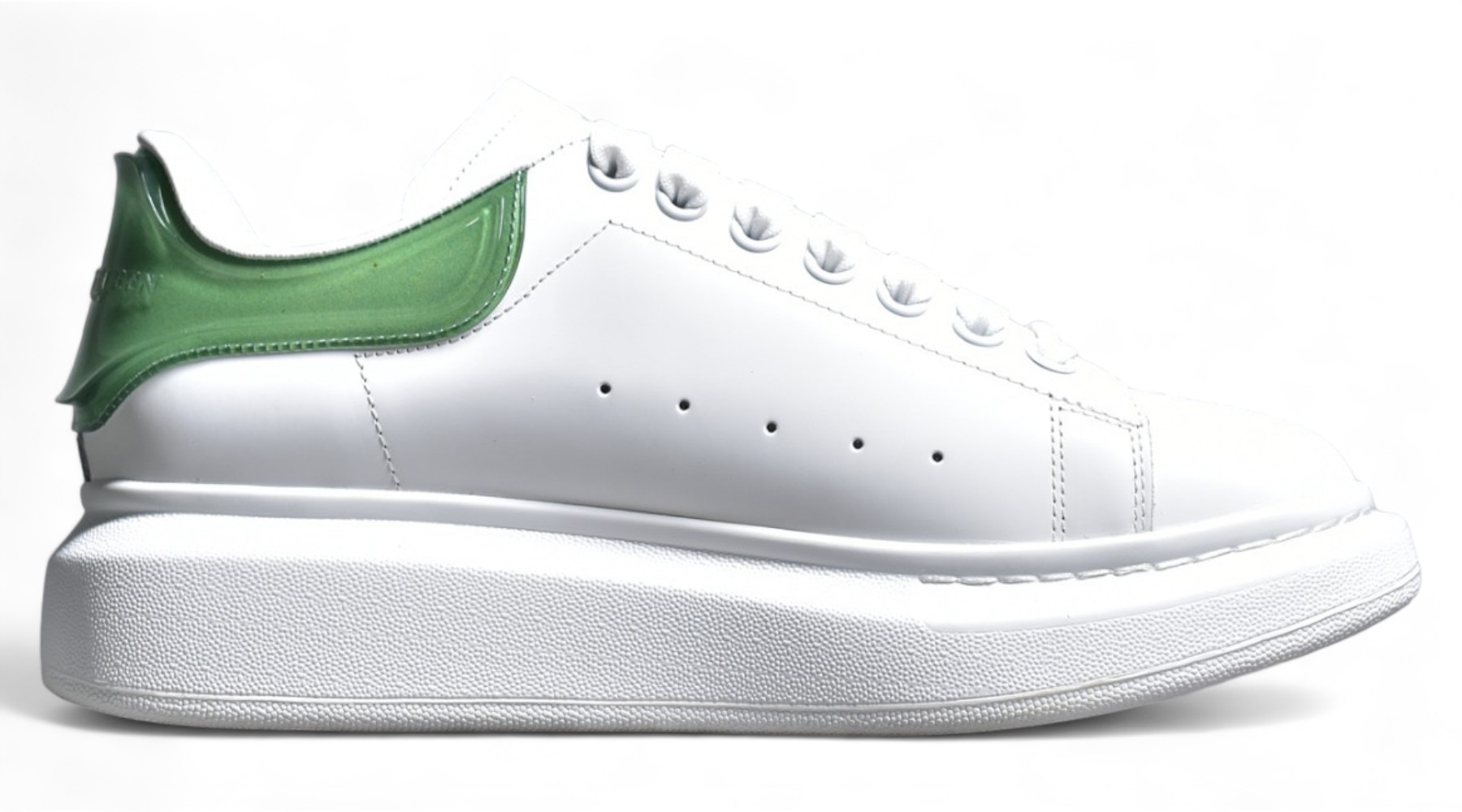 Alexander McQueen Oversized Sneaker WhiteGreen