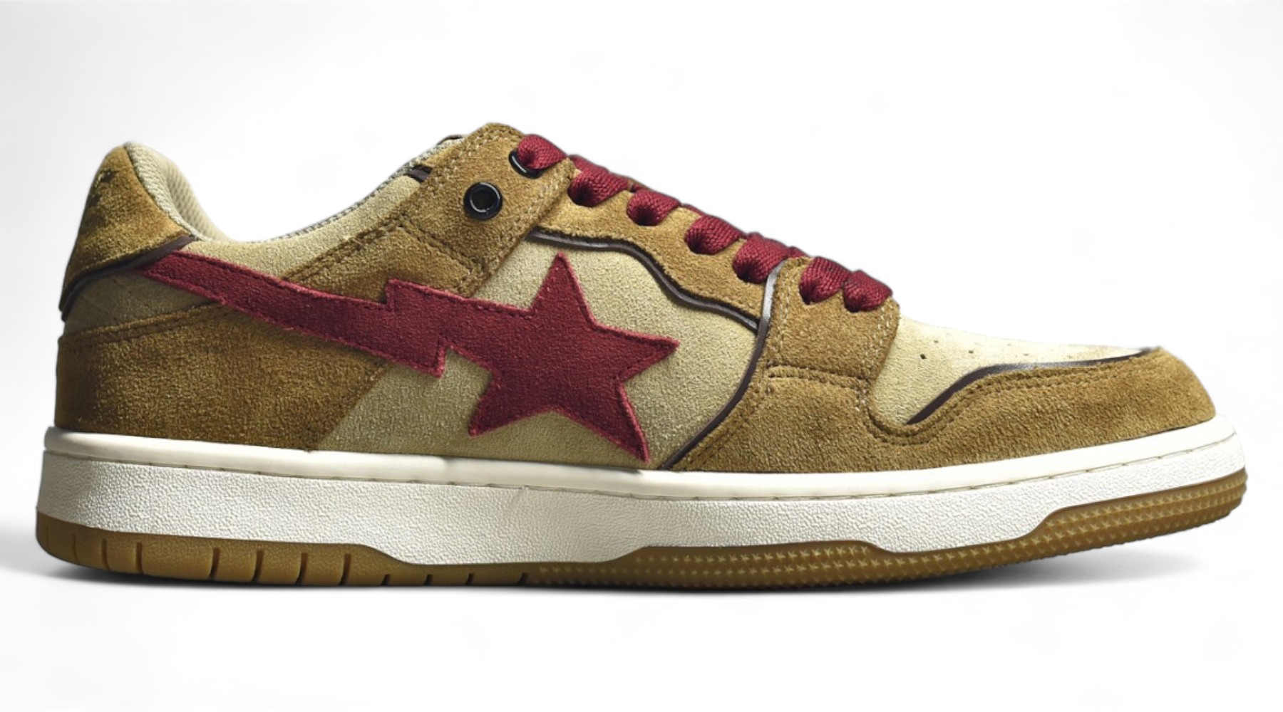 BAPE STA SK8 - brown red