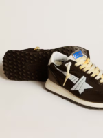 Marathon with black nylon upper and white star