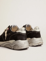 Running Sole sneakers with black mesh and suede upper and 3D star