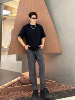 Heat-Seal Logo Casual Sports Pants