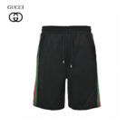 Three Colors Stripe Silicone Logo Short