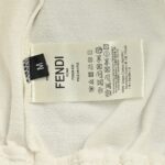 24ss Big Double F Logo Flocking Short