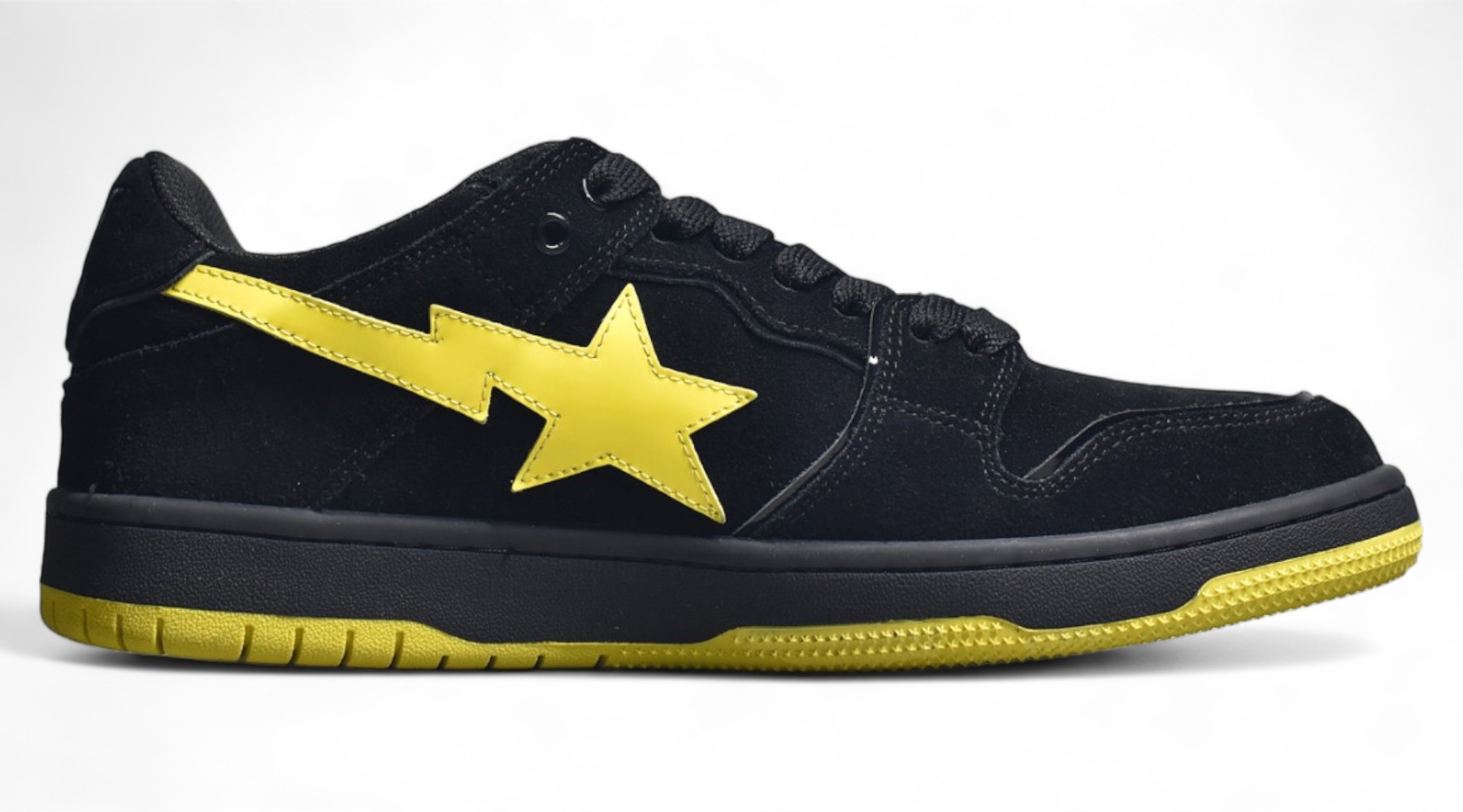 BAPE STA SK8 - black yellow