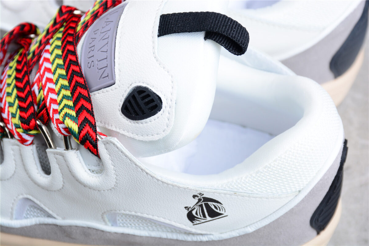 Lanvin Curb Leather Sneakers
