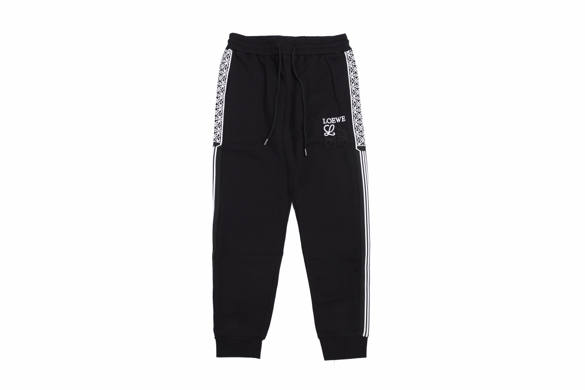 23Fw Embroidery Logo Jacquard Weave Braid Pants