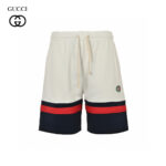 Joint Inlay Double G Embroidery Logo Short