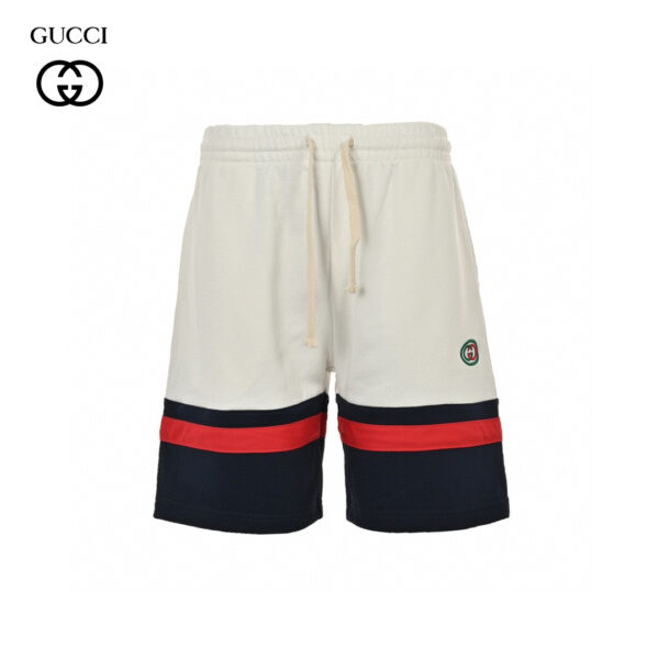 Joint Inlay Double G Embroidery Logo Short