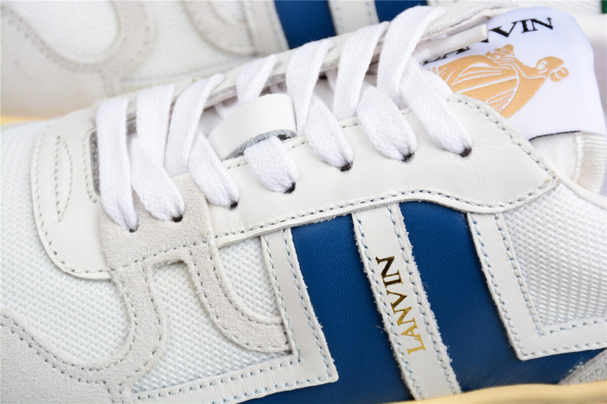 Tennis Low Top Sneaker - White/blue