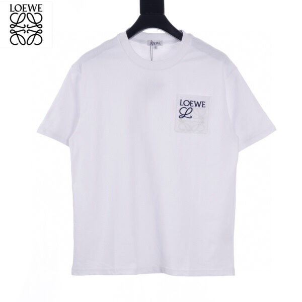 Joint Color Pocket 3D Embroidery Logo T-Shirt