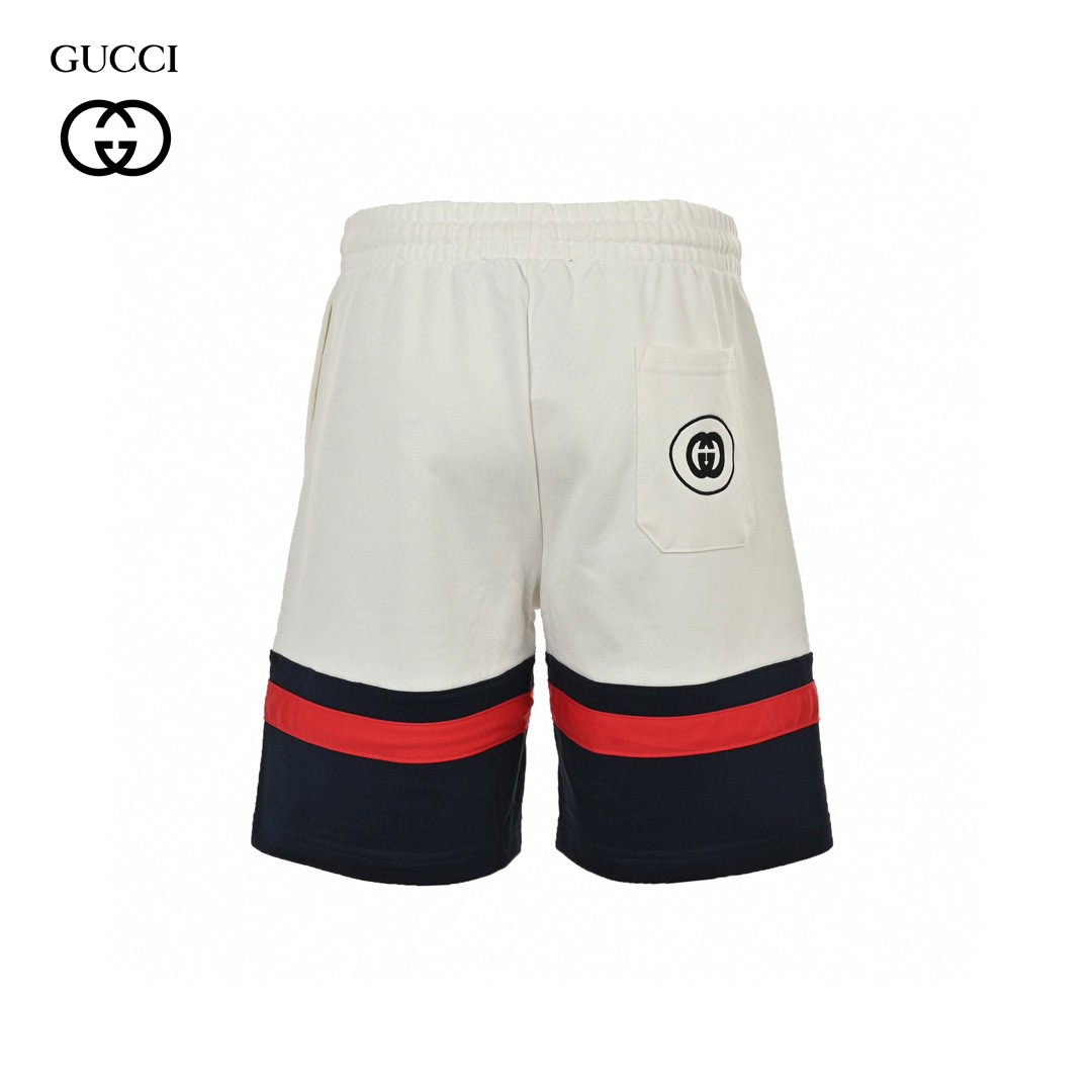 Joint Inlay Double G Embroidery Logo Short