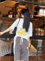 Joint Inlay Double G Embroidery Logo Short