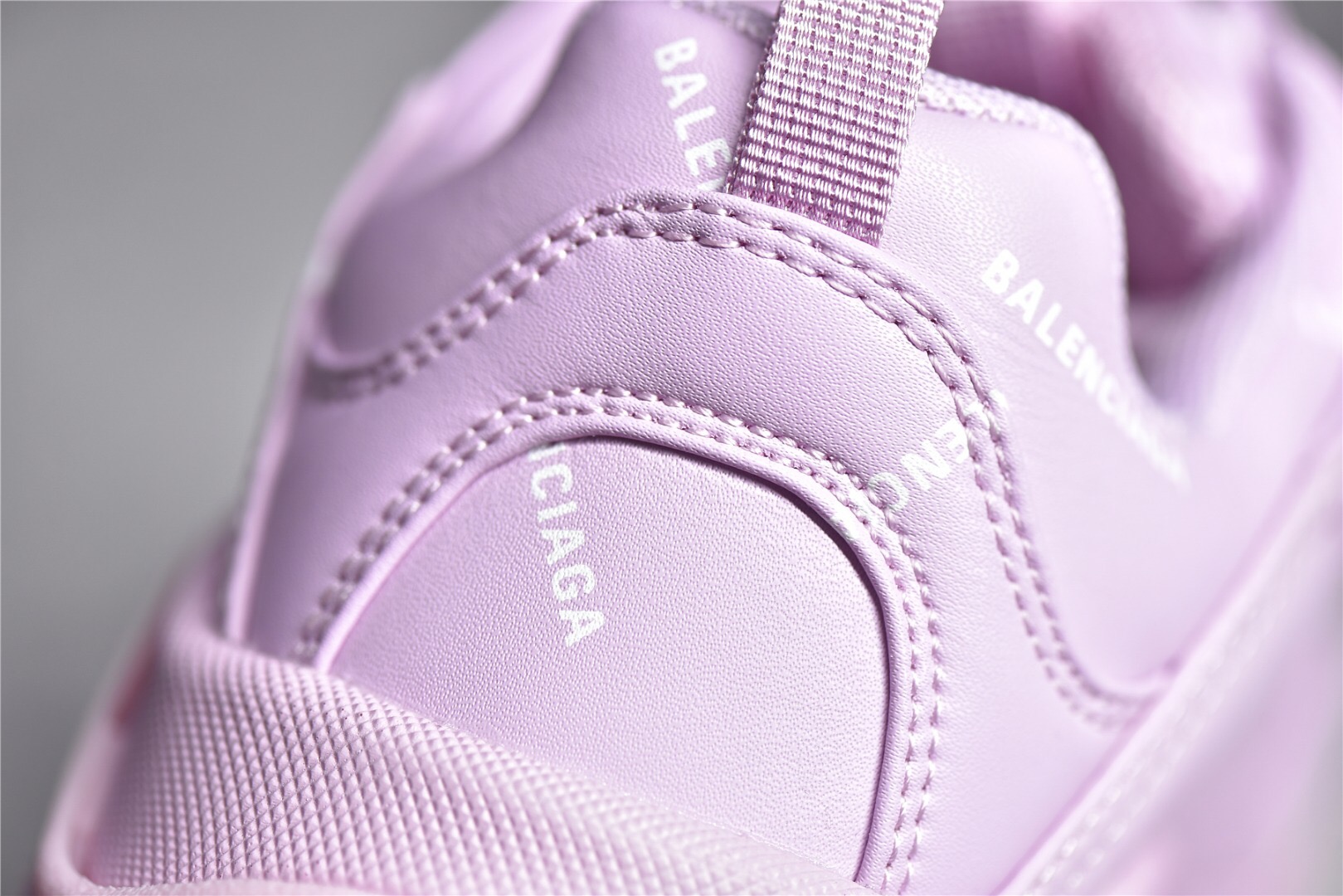 Balenciaga Triple S Allover Logo Pink