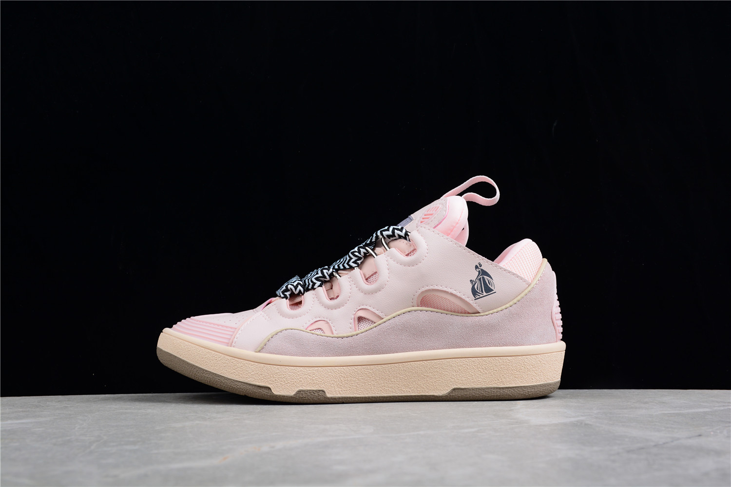 Lanvin Curb Sneaker - Pink/Black