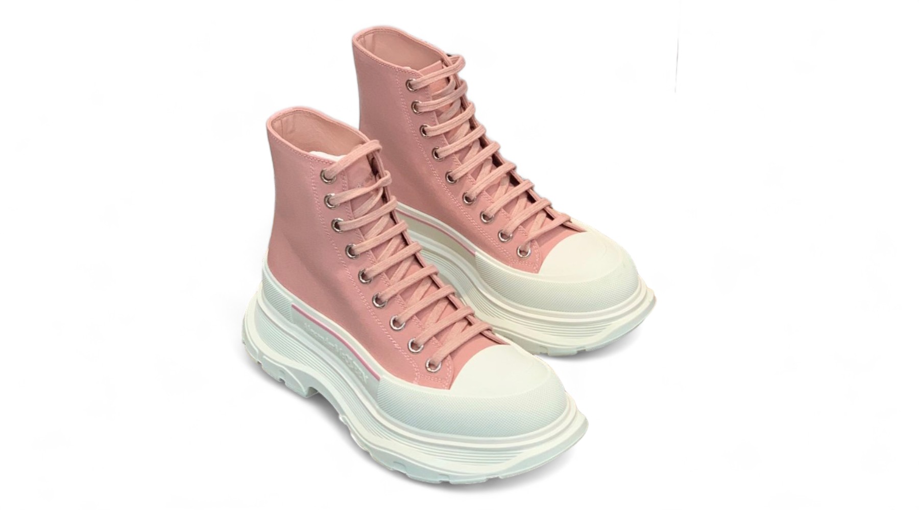 Alexander McQueen Tread Slick Boot Pink