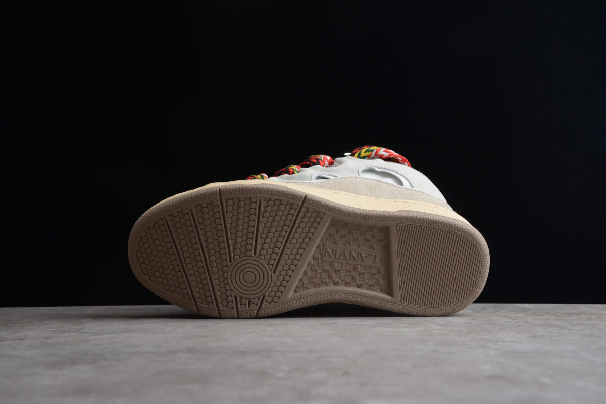Lanvin Leather Curb White Ivory